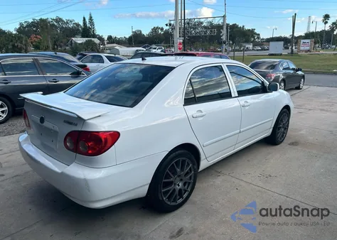 2006 Toyota Corolla Ce from USA, damaged, VIN 2T1BR32E66C614221